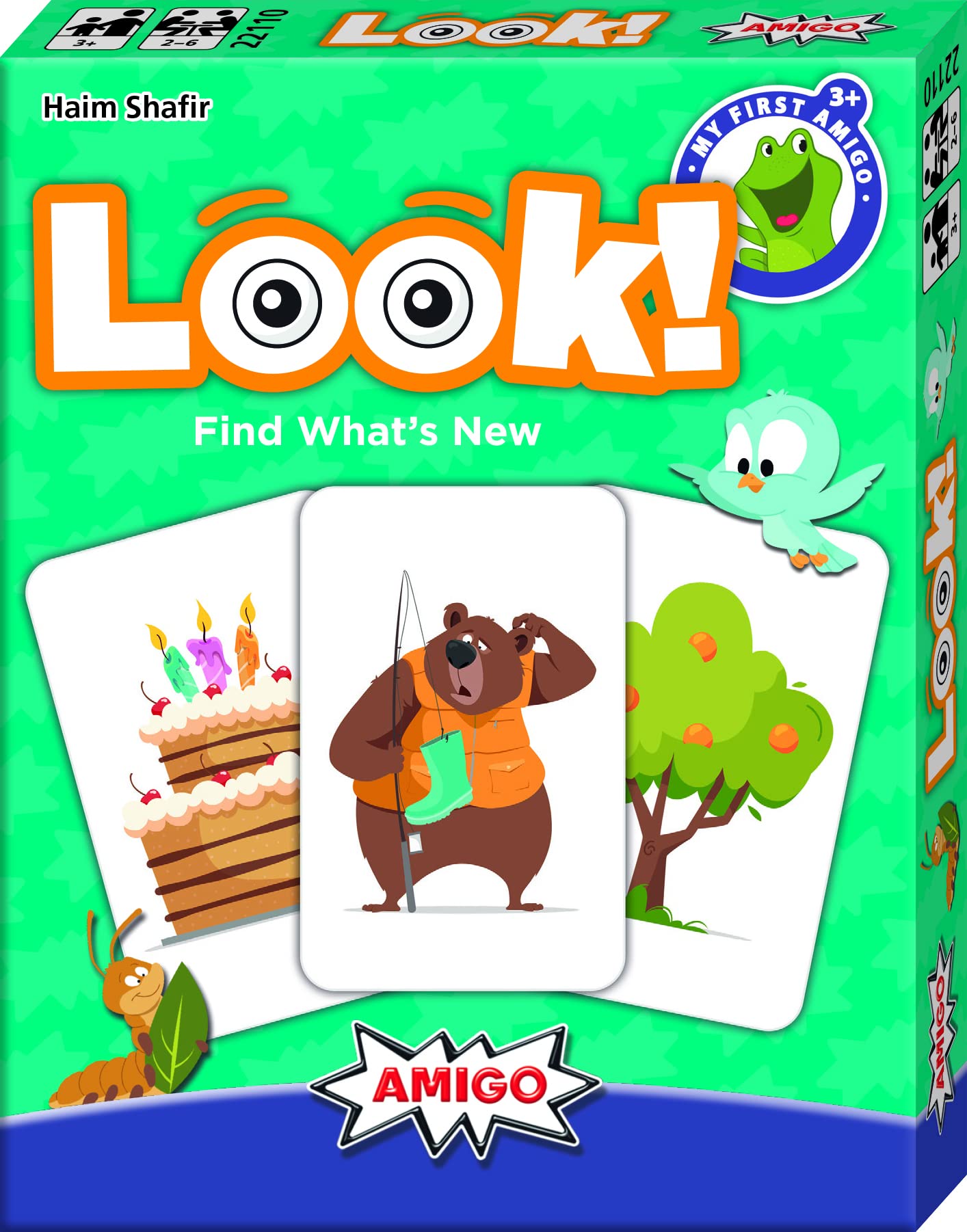AMIGO Games My First Card Game: Look! - Spot The Differences Fun for Kids Ages 4+