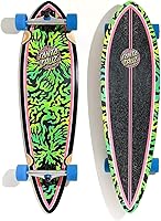 Santa Cruz Obscure Dot 33" Pintail Longboard Complete - 9-Ply Deck, Bullet Trucks, Slimeballs Wheels for Smooth Cruising