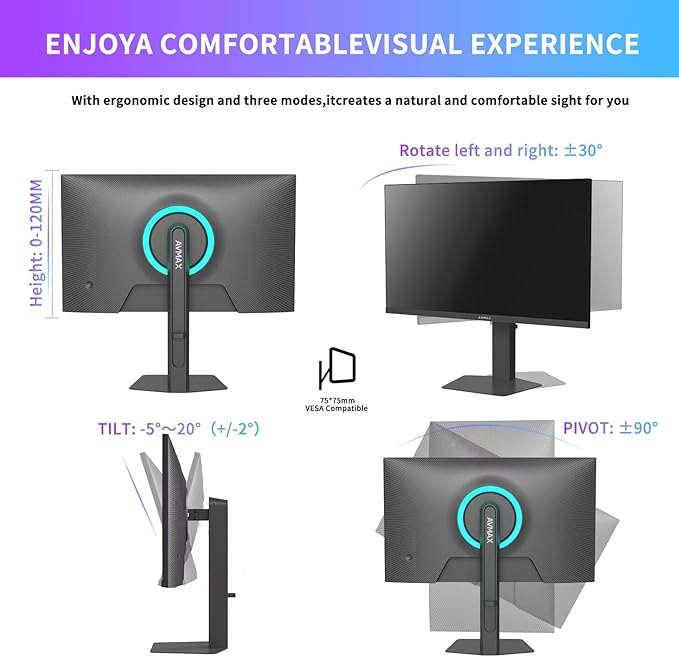 Monitor Gaming 24.5 Pulgadas FHD IPS miniatura 6
