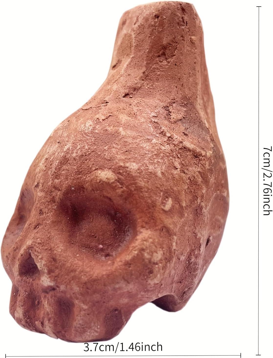 Aztec Death Whistle, Up To125+ Decibels Loud Real Screaming Silbato Azteca Death Whistles Loudest Authentic Human Ehecachichtli Sounding Screams Aztec War Whistle Halloween Costumes Gift (Ceramic) - Image 2