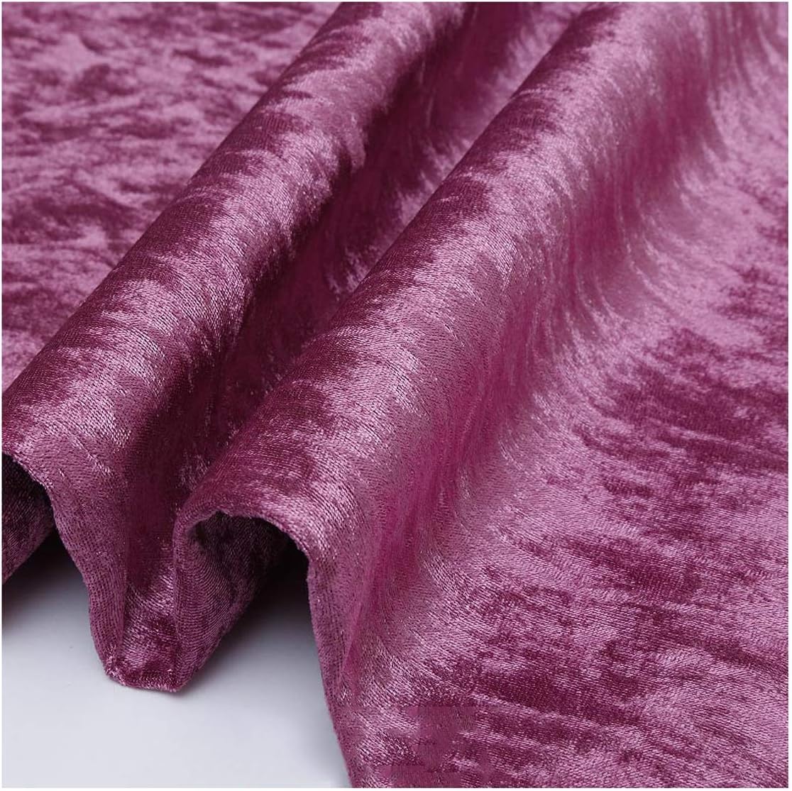 LNNW Tissu Tissu en velours violet au mètre, 150cm de large, for la décoration de la maison, l'artisanat de couture, le rembourrage de chaises et de canapés pour habillement,couture