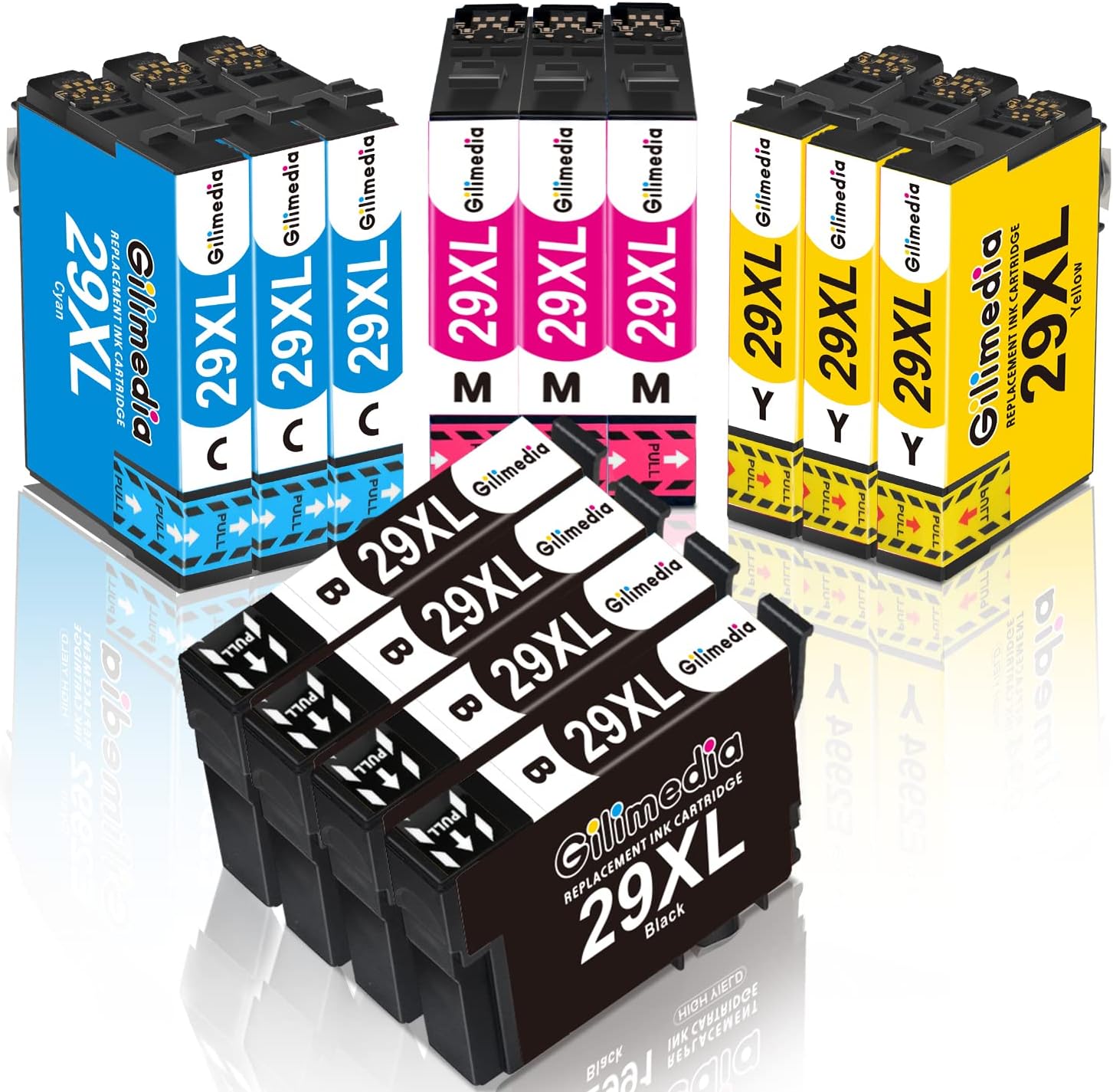 GILIMEDIA 29XL Ink Cartridges Multipack for Epson 29 XL Ink Cartridges