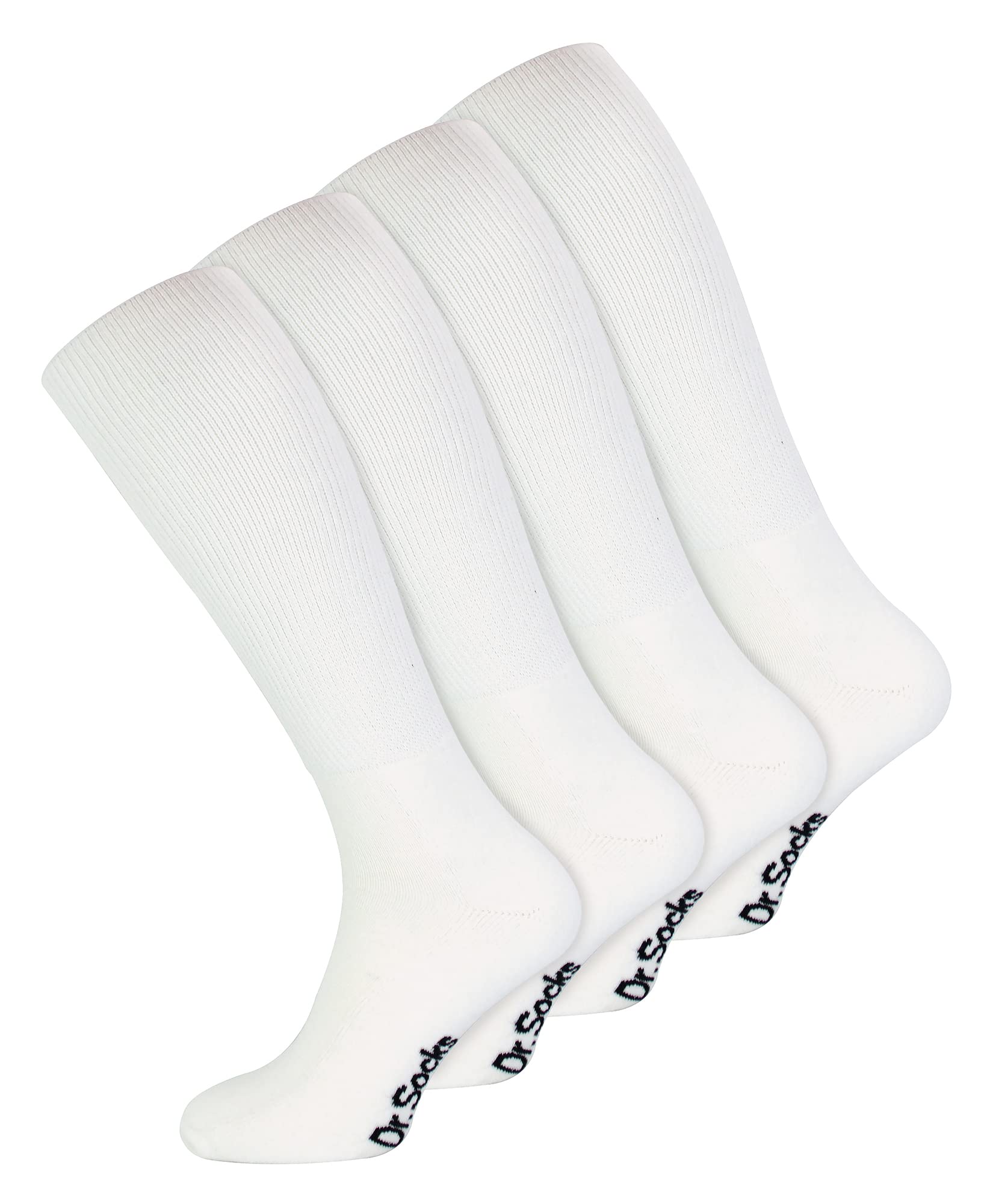 Chaussettes Hautes Sans Elastique pour Diabetiques | Dr. Socks | Homme et Femme | Chaussettes Longues pour Pieds Gonflée | Extra Large Chaussettes Bambou Genoux
