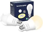 Motion Sensor Light Bulbs, 13W (100Watt Equivalent), Motion Activated Dusk to Dawn Security LED Bulb, 5000K Daylight, Energy-Efficient, for Indoor and Outdoor Lighting, Porch, Stairs, Hallway 3Pack