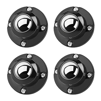 PlusRoc 4 Pack Anti-Rust Wheels for Furniture, Stainless Steel