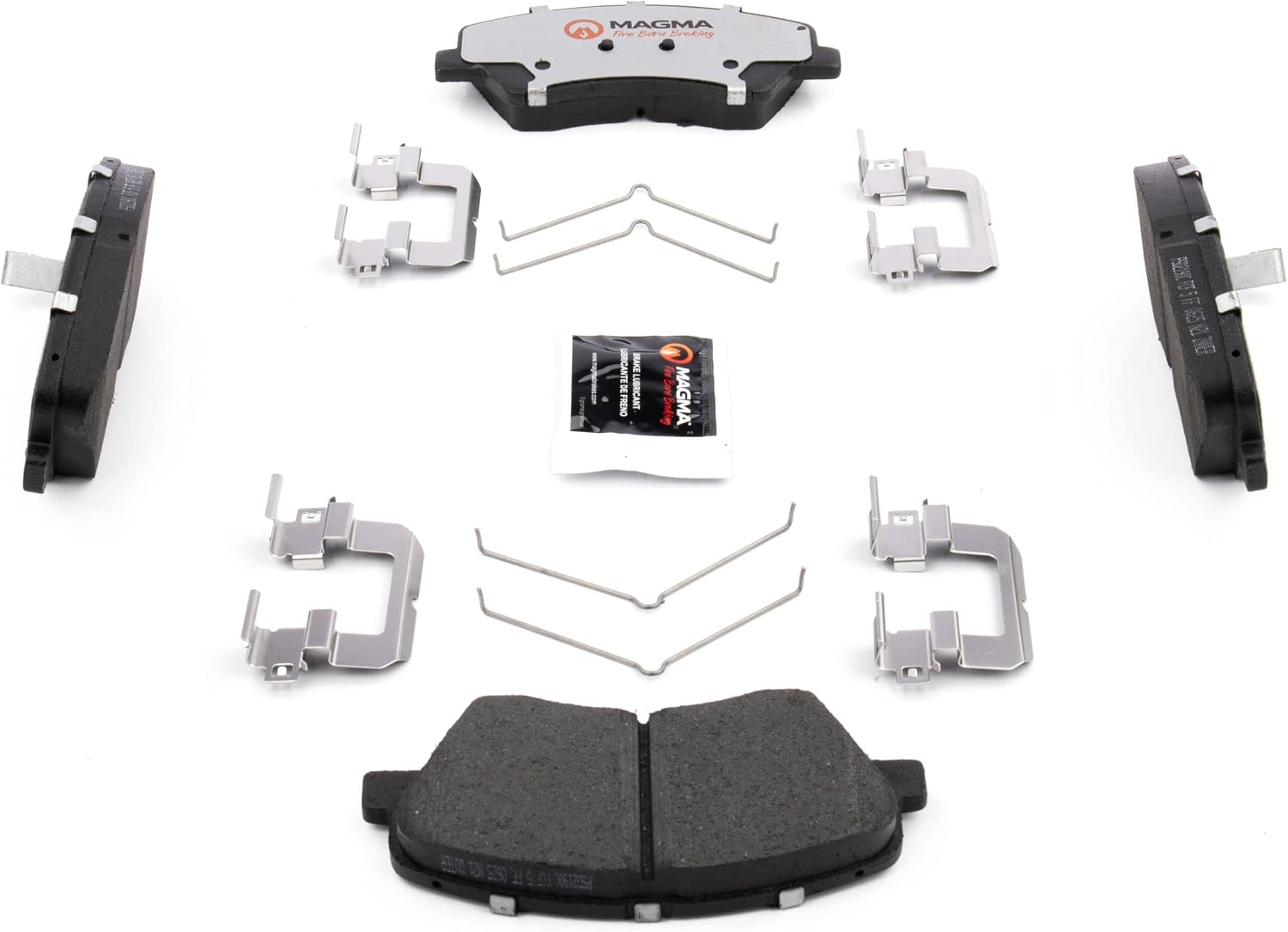 MAGMA Pro-Series PSD2190C Ceramic Brake Pads, Front