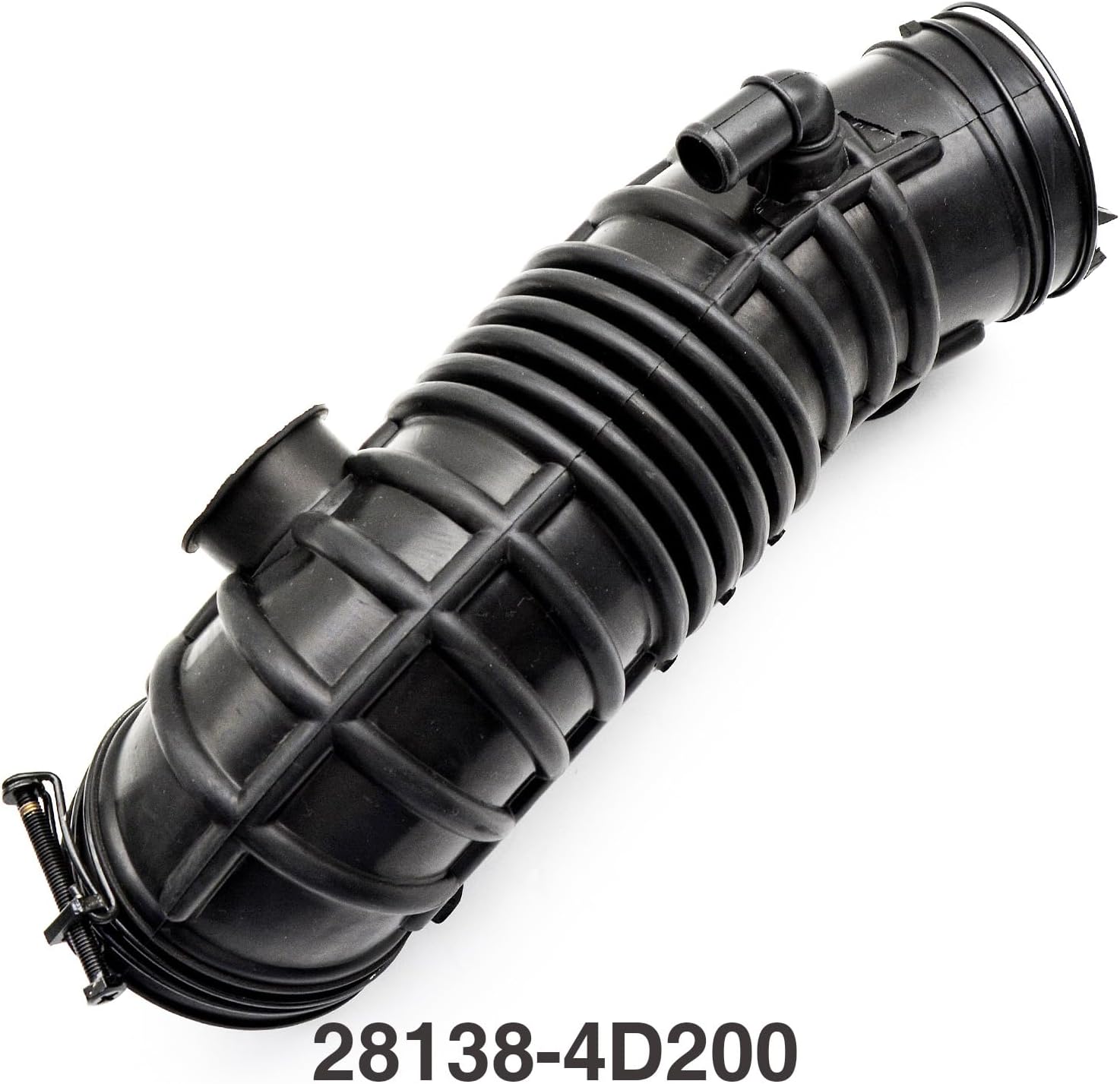 Air Intake Hose Replacement Air Intake Tube with Clamps Fits for Kia Sedona 2006-2010, for Hyundai Entourage 2007 2008 Replaces# 28138-4D250 281384D250 28130-4D200 281384D200 696-735 696735