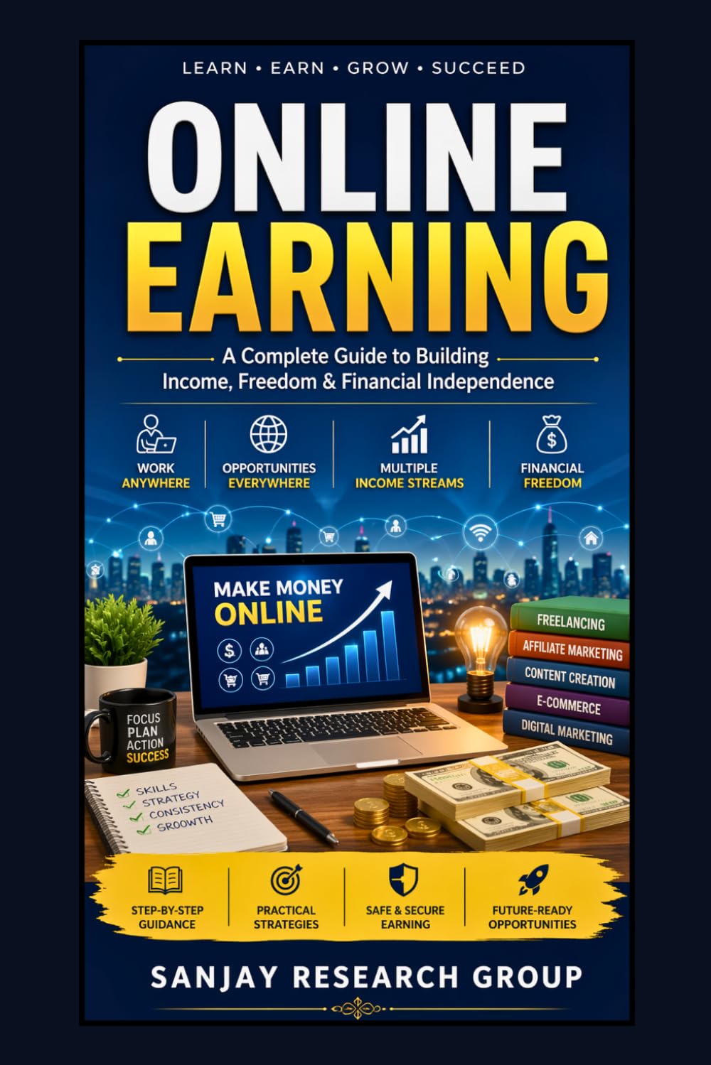 Online Earning: A Complete Guide to Building Income, Freedom & Financial Independence: 10 (Online Earning Books By Sanjay Mandavi)