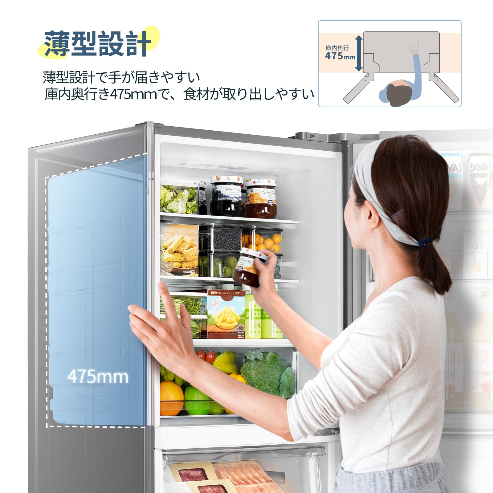 Comfee RCB156DS1J(P)E 2025年モデル 冷蔵庫 153L Comfee RCB156DS1J(P)E 2025年モデル 冷蔵庫 153L