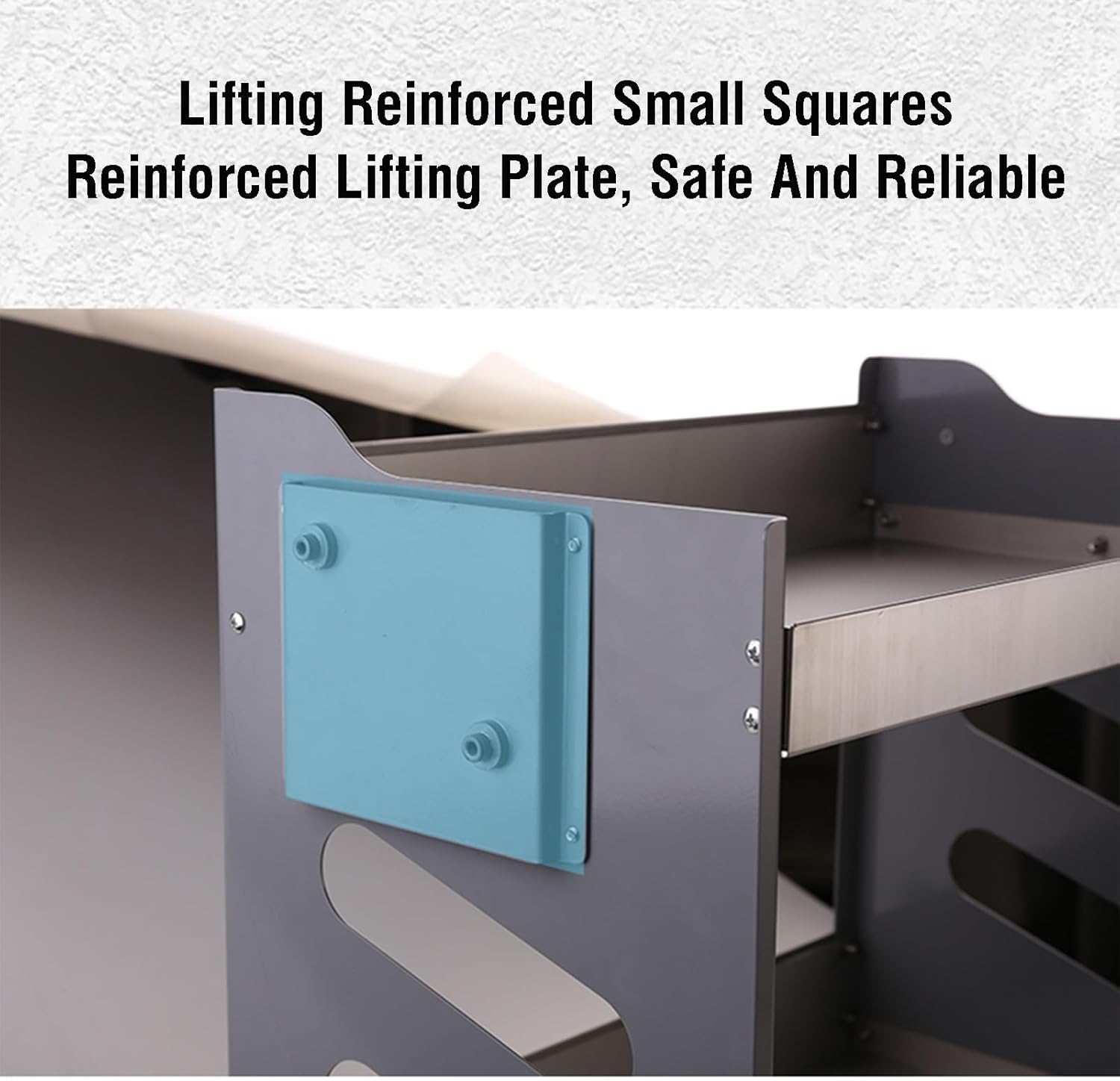 3-Tier Pull-Out Kitchen Cabinet Organizer, Adjustable Hanging Shelves for Appliances, Space-Saving Pull-Down Storage Solution for Tall Cabinets (Fits 650mm Cabinets)