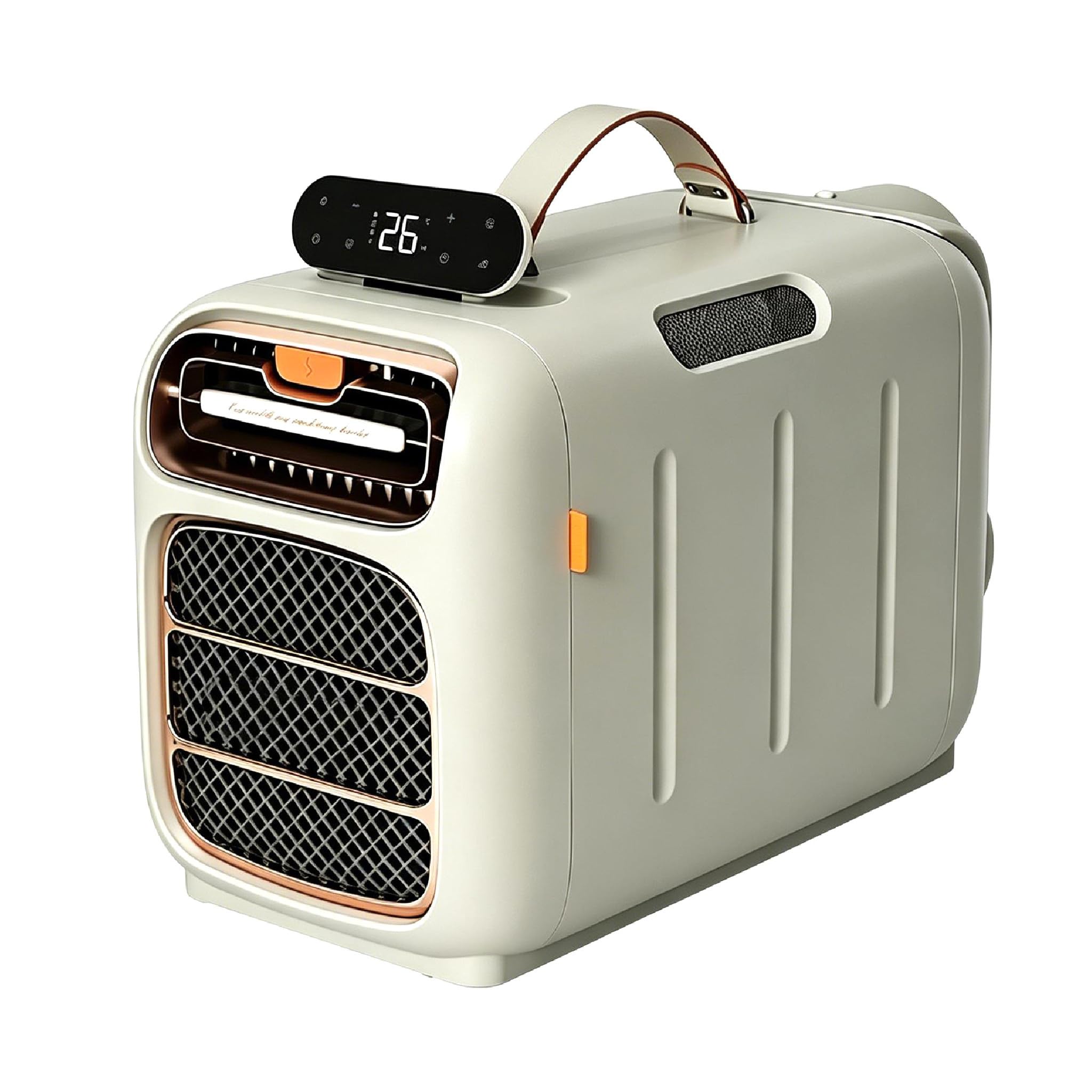 pedenencelia Portable Air Conditioner, 4800 BTU, Caravan Air Conditioner, Travel, Camping, Motorhome, Outdoor Cooler, 4 in 1 Dehumidifier, Cooler, Fan, Digital Display, Remote Control