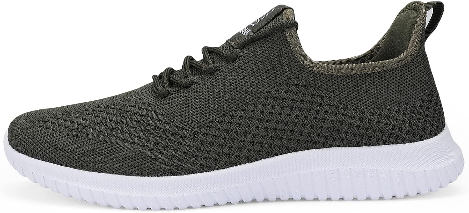  Men's Running Shoes Ultra Lightweight Breathable Walking Shoes Non Slip Athletic Fashion Sneakers Mesh Workout Casual Sports Shoes thumbnail