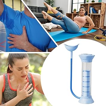 Entrenador respiratorio: Herramienta Muscular AB, Entrenador vitalidad | Dispositivo Ejercicio respiración compacta, fortalecedor la Cara y núcleo, Equipo respiración Profunda para viaj3