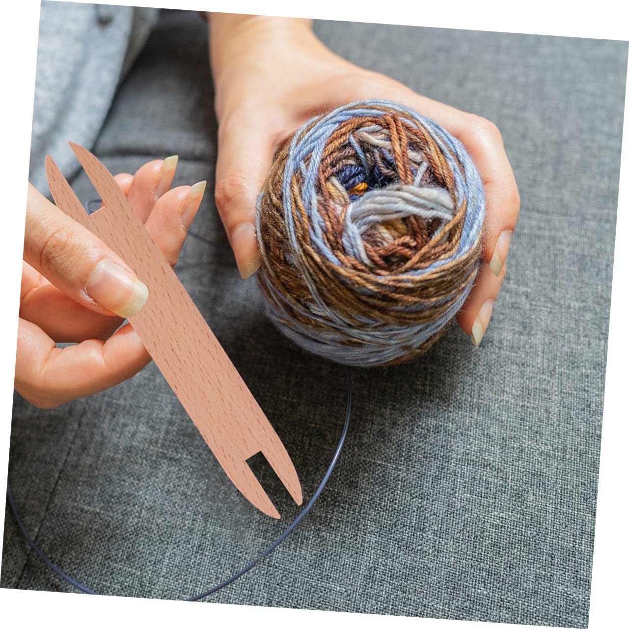 NUOBESTY 10stücke Holz Webrahmen Strickwerkzeug Für Pullover Schals Und Teppiche Praktische Und Vielseitige Strick Und Webwerkzeuge Aus Natürlichem Holz
