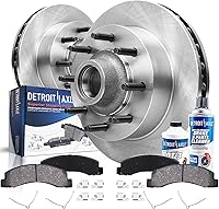 Vista 17 de Detroit Axle - Kit de freno delantero para Toyota Prius C 2007-2018 Yaris 2013 Scion iQ 2012-2019, rotores de freno de disco y pastillas de freno