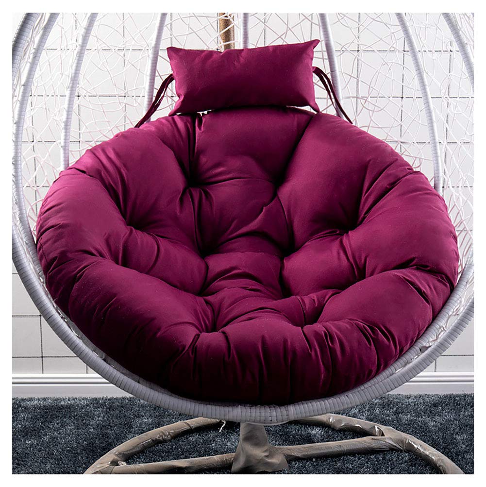 Coussin de chaise suspendue rond pour créer un coin lecture cosy sur le balcon XCYYBB