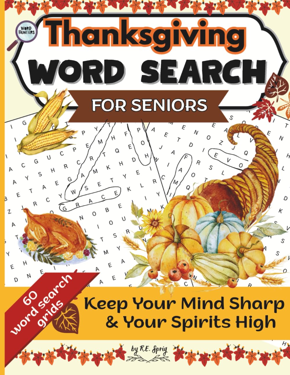 Thanksgiving Word Search for Seniors: Keep Your Mind Sharp & Your Spirits High