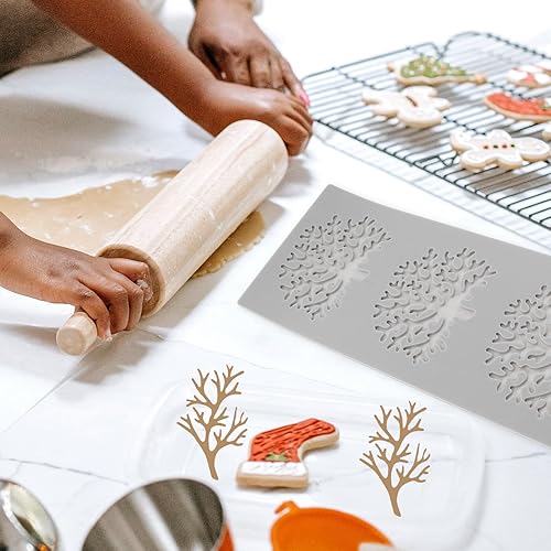 Miniatura 4 de SEWACC molde de silicona para decoración de hojas, molde de caramelo para resina de brownies, moldes de silicona para chocolate, herramientas para