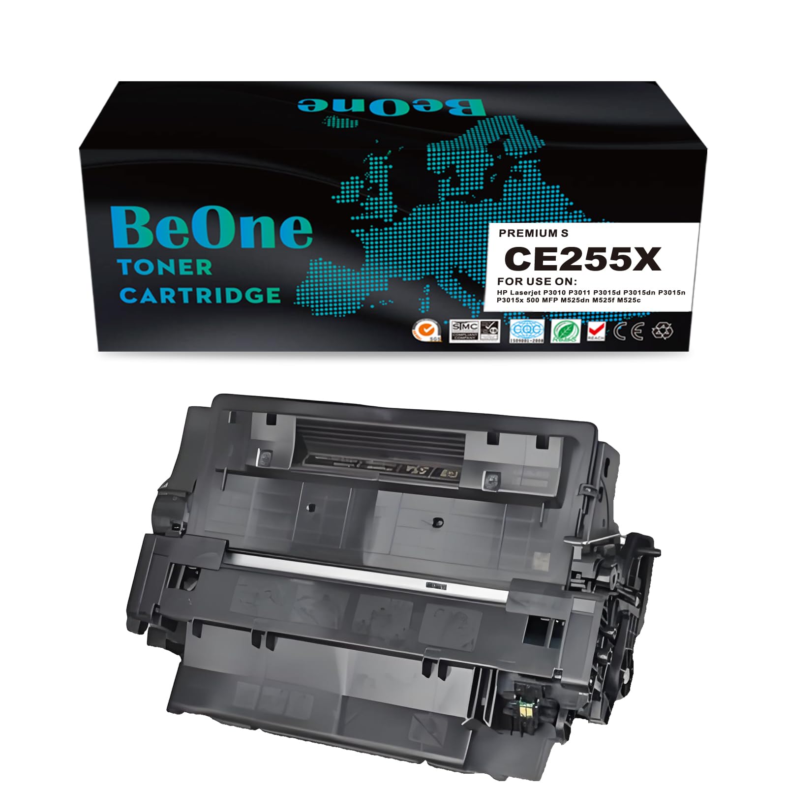 Cartouche 255X noire corrigeant les textes flous sur les imprimantes LaserJet P3015x