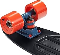 Vista 35 de Retrospec Quip Mini Cruiser - Patineta completa de plástico retro de 22.5 pulgadas con rodamientos ABEC 7 y ruedas de poliuretano, tabla compacta