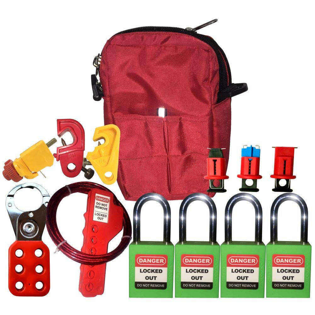 Lockout Tagout Red Pouch Loto Kit-589 Set Of 1 Safety House Loto ...