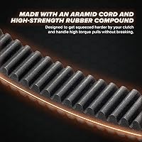 Vista 4 de SuperATV Correa de transmisión CVT resistente para Can-Am Maverick 1000 2013-2018 Durabilidad extrema y rendimiento a altas temperaturas
