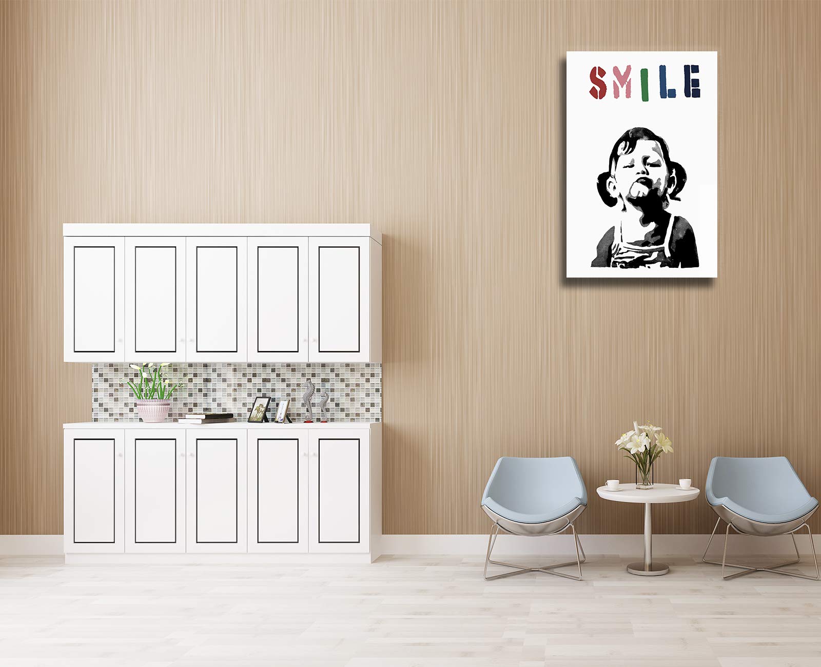 愛とお金 パネル 飾り絵 ポスター インテリア 絵 絵画 30x40cm アートパネル アートポスター Banksy バンクシー 愛とお金