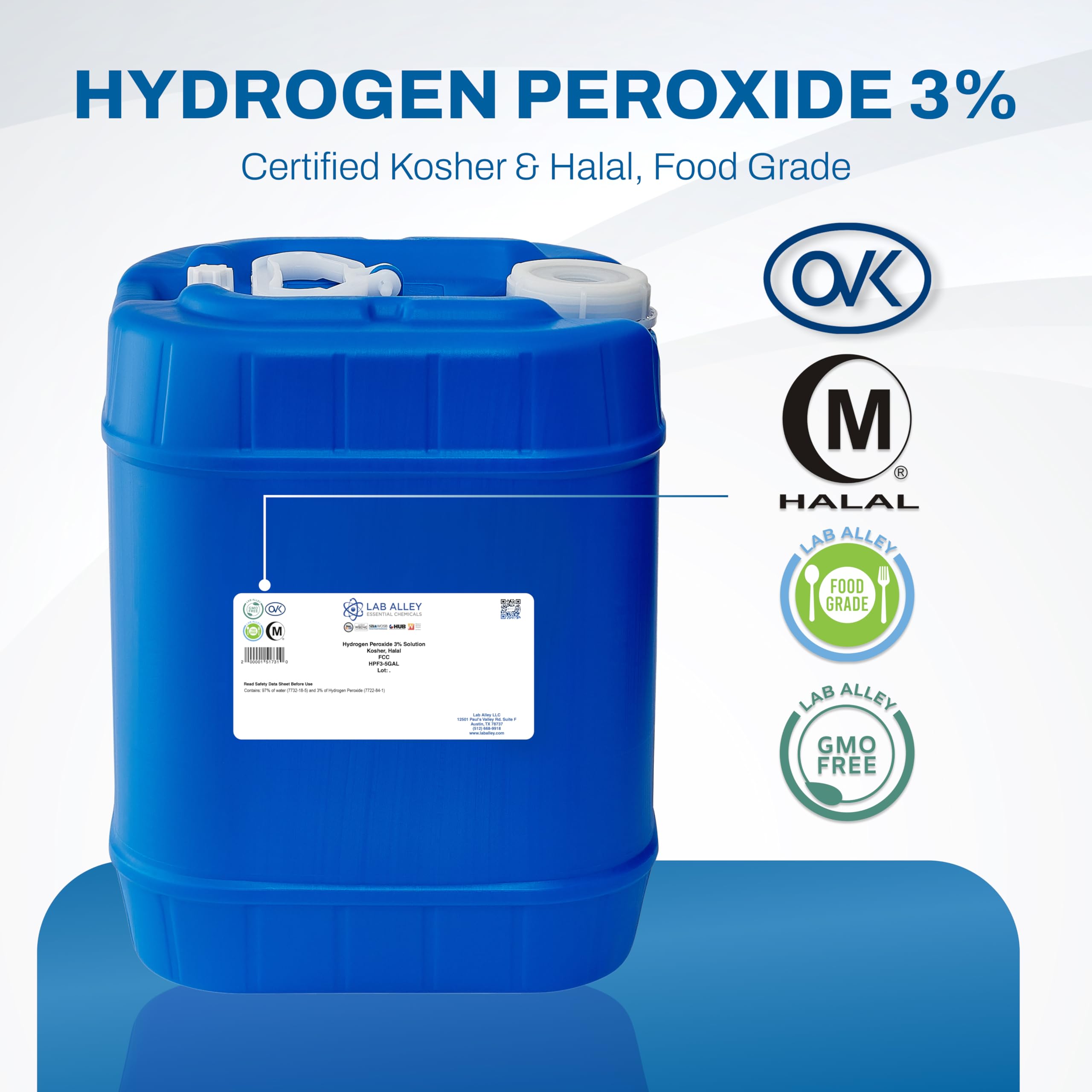 Amazon.com: Lab Alley Essential Chemicals: Hydrogen Peroxide