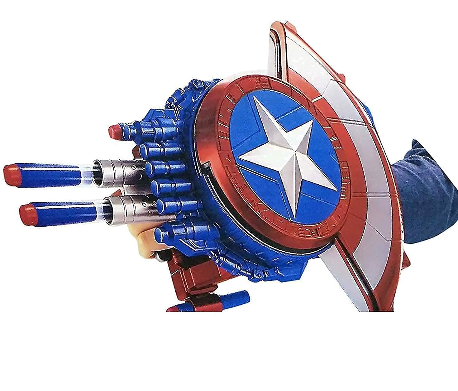 Captain America Shield Gun - Superhero Toys for Boys and Girls - Civil War-Inspired Blaster Reveal Shield Toy with Bullet Blaster - Action-Packed Fun for Kids (B0D6NLB3M8) Amazon Price History, Amazon Price Tracker