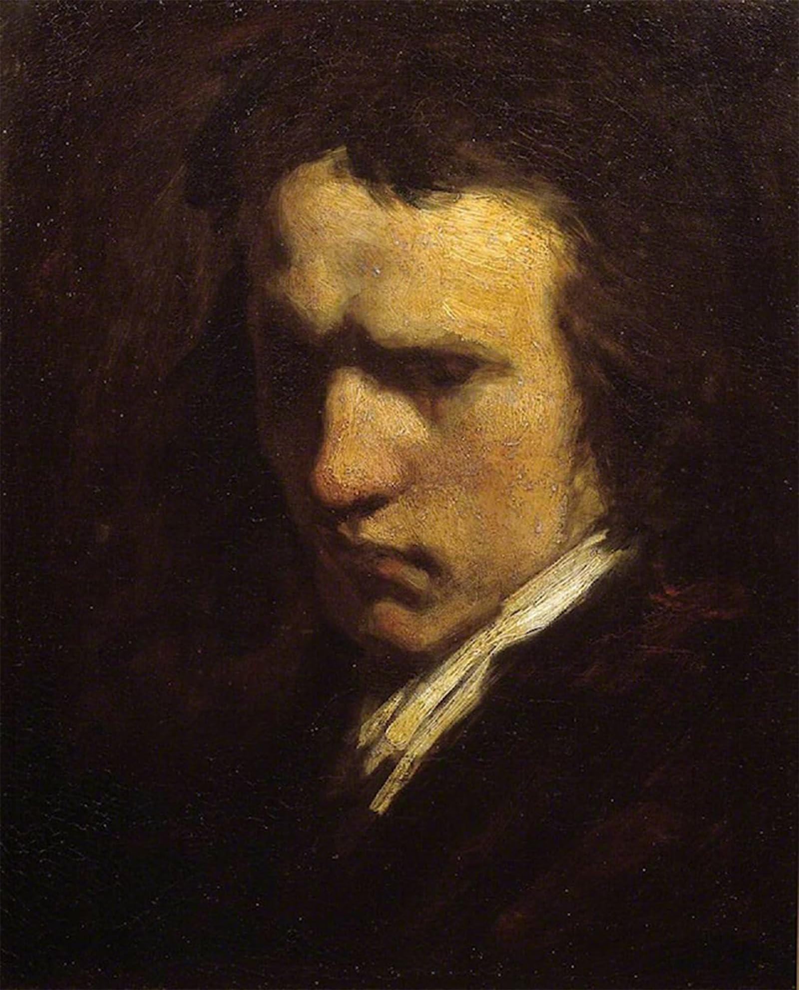 ARTXLXXBN Famous Prints Artwork Pictures Poster Painting Art Portrait of the Artist by John Opie Artwork Landscape Pictures for Home Decor 60x90cm