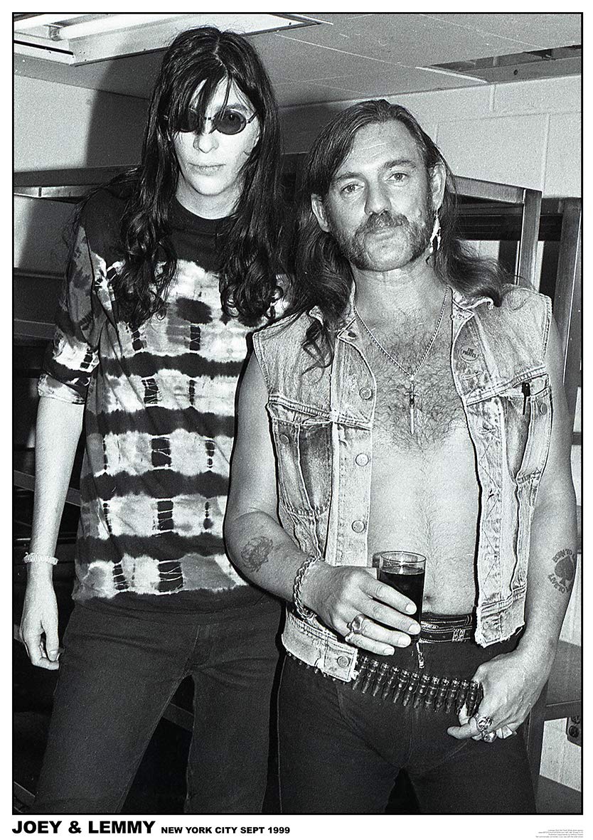 LEMMY KILMISTER & JOHNNY RAMONE 限定7インチ MOTÖRHEAD & RAMONES Poster Lemmy Kilmister & Joey Ramone New York