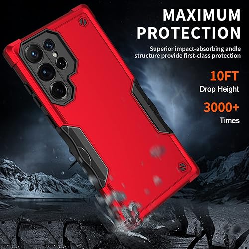 Miniatura 5 de Funda diseñada para Samsung Galaxy S22 Ultra, diseño de rayas laterales y cubierta de cámara probada contra caídas, protección de lente Shiled para