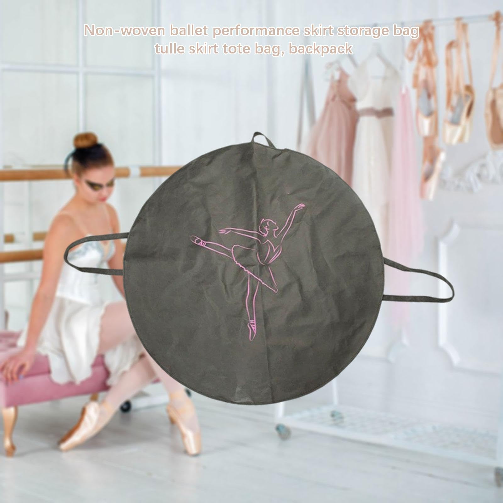 TISHITA Bolsa Tutú de Ballet Portátil Gran Capacidad Plegable Poliéster