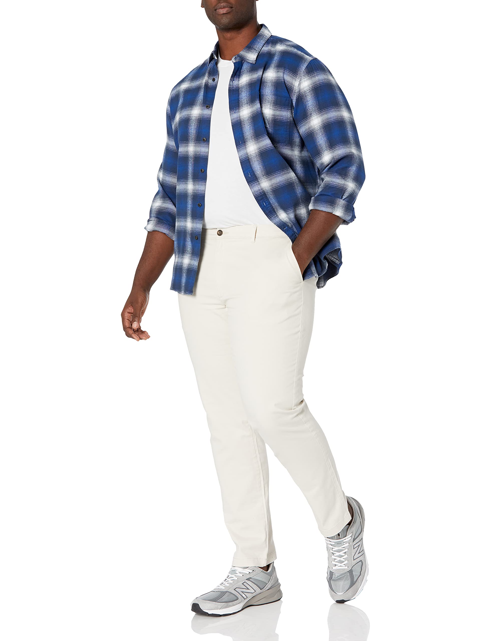 Amazon Essentials Skinny-Fit Casual Stretch Chino Trouser Uomo