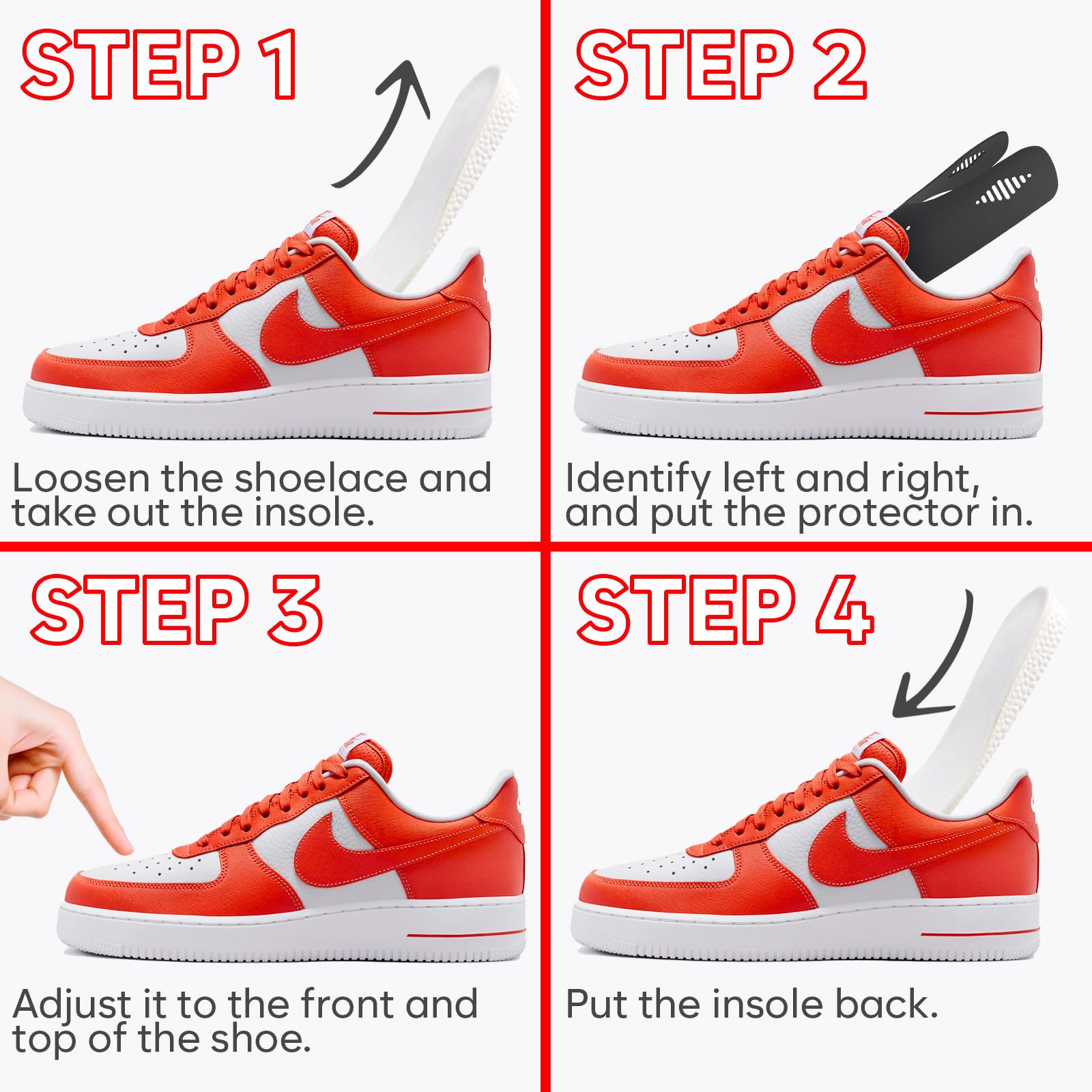 how to get the crease out of air forces
