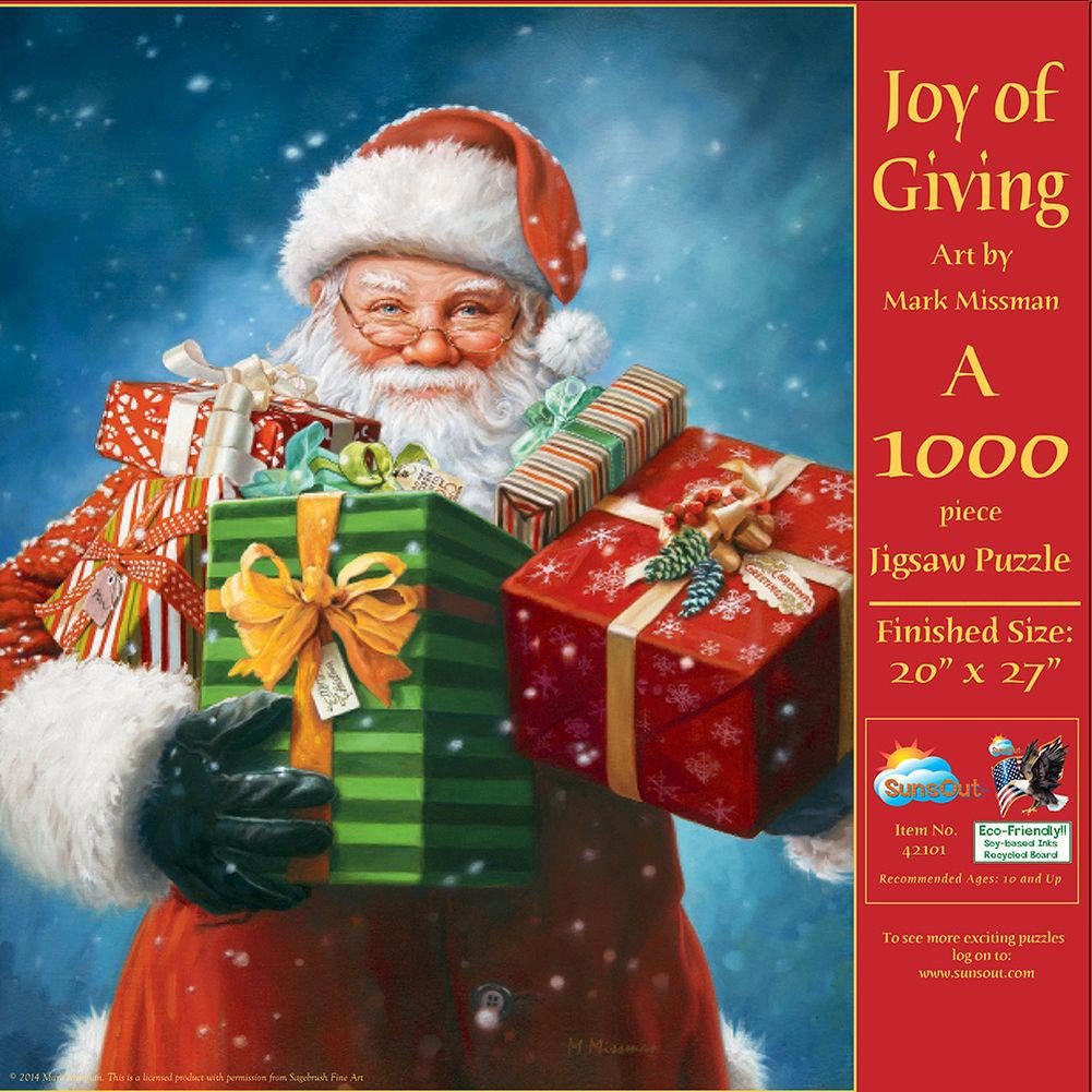 SUNSOUT INC Joy of Giving 1000 pc Jigsaw Puzzle
