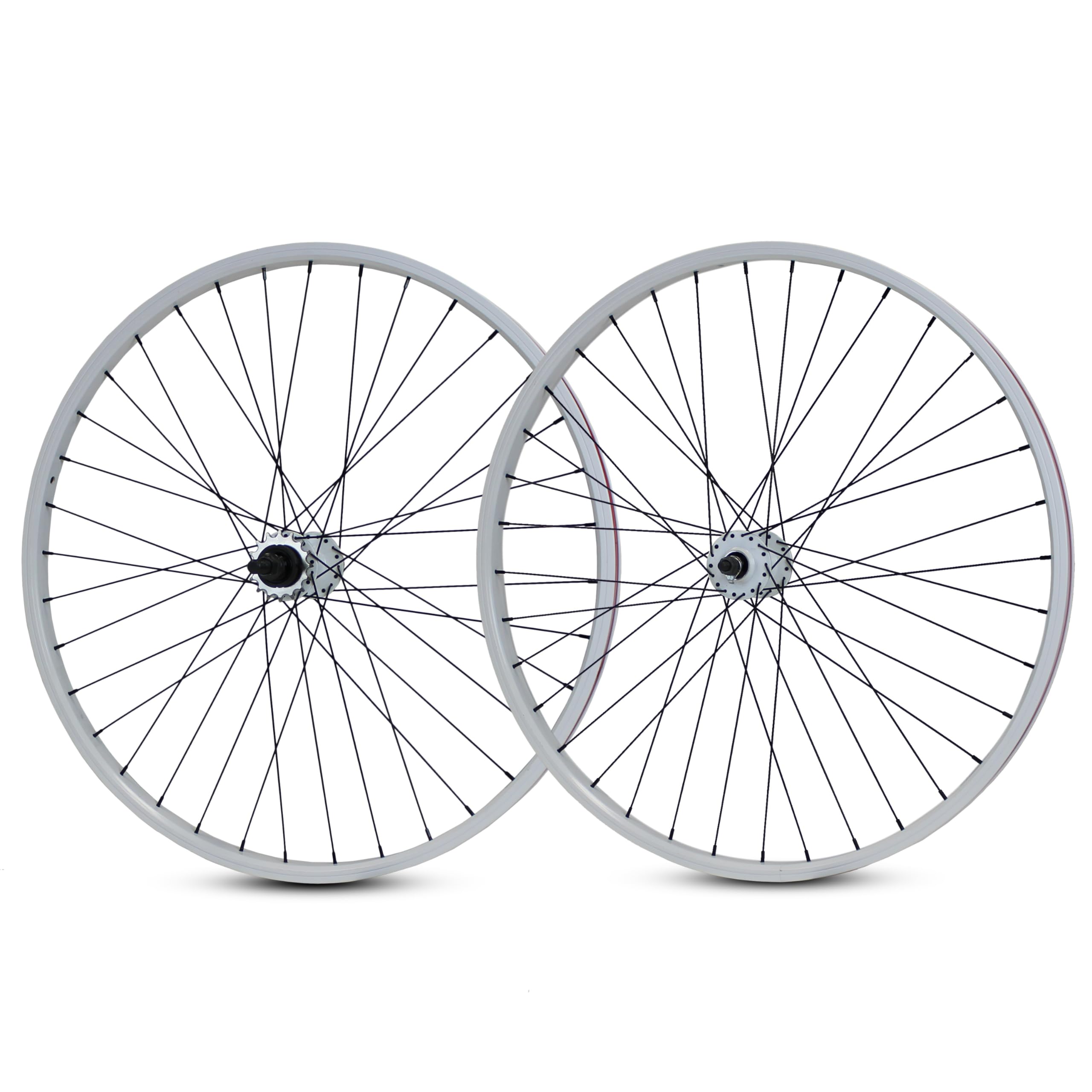 Throne Cycles Wheelset – 29” & XL 27.5” in Regular and 144 Styles. Some Have a disc hub Setup, While Others are Designed for V-Brakes. (White, 29