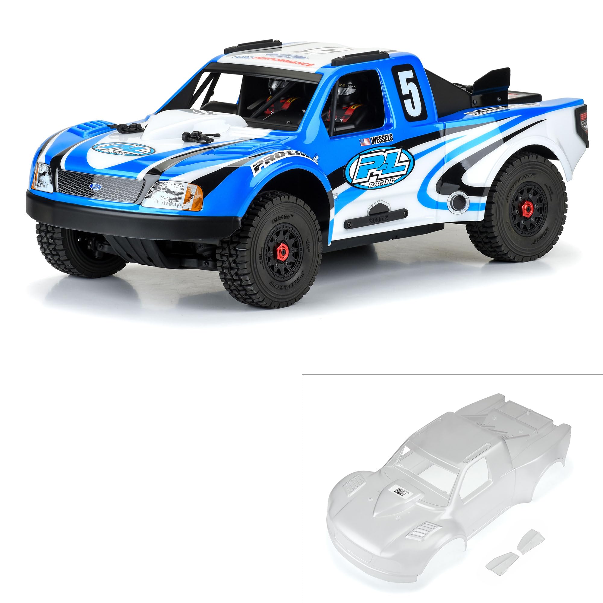 Pro-Line Racing Pre-Cut 1997 Ford F-150 Trophy Truck Clear Body for ARRMA Mojave 4S PRO363817