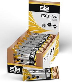 Science In Sport GO Energy Bar | 26g Carbohydrates | 4.5g Protein | Easily Digestible | High Carb Snack | Chocolate Fudge Flavour | 30 Pack