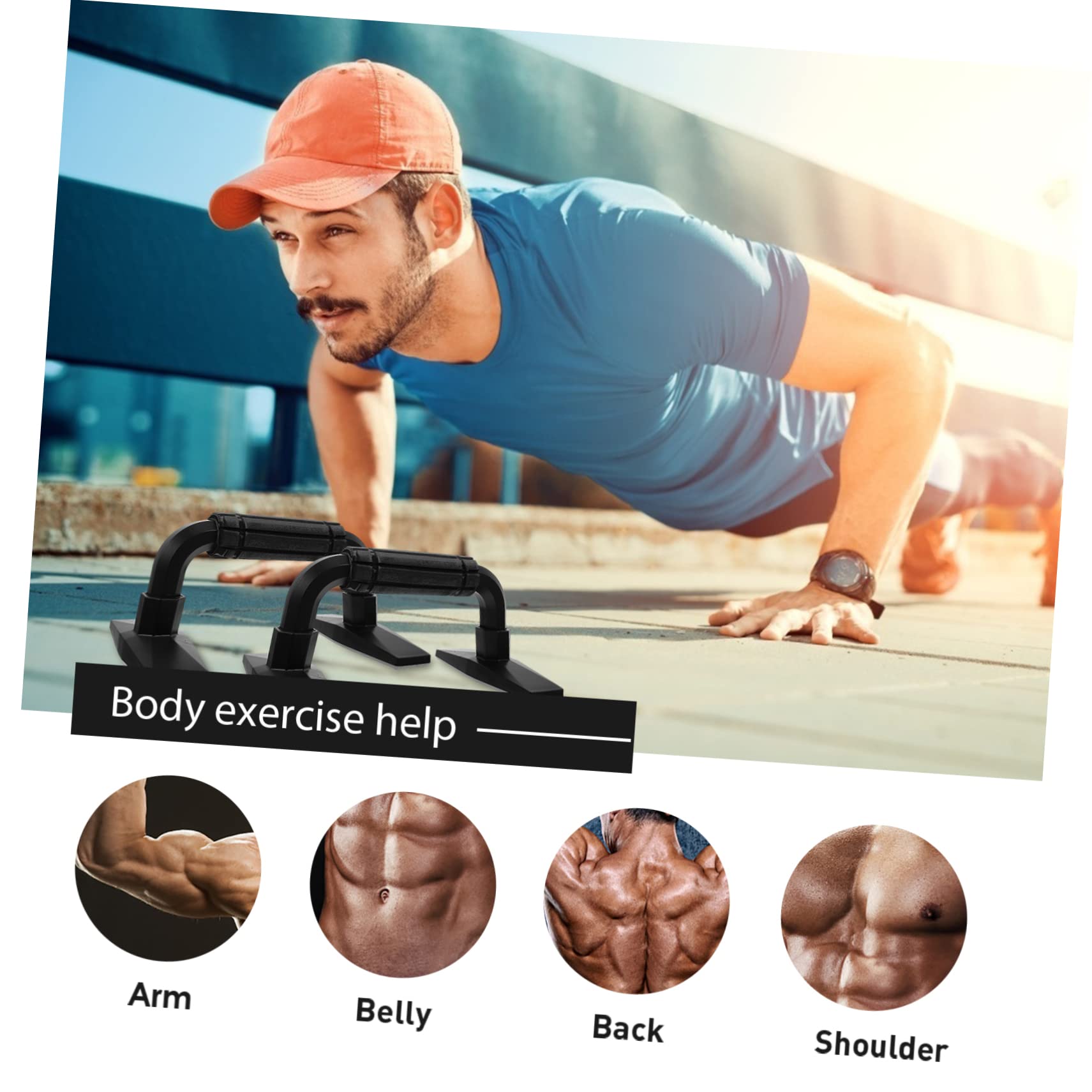 WHAMVOX Indoor Room Stands Exercise Brackets Made of Pp Tep Pyroxylin Safety for Arms Home Gym