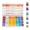 Car Fuses Assorted Kit 300 Pcs Car Fuse Kit with Storage Case and Fuse Clip Mixed Pack Blade Fuses for Cars Motorhomes Trucks