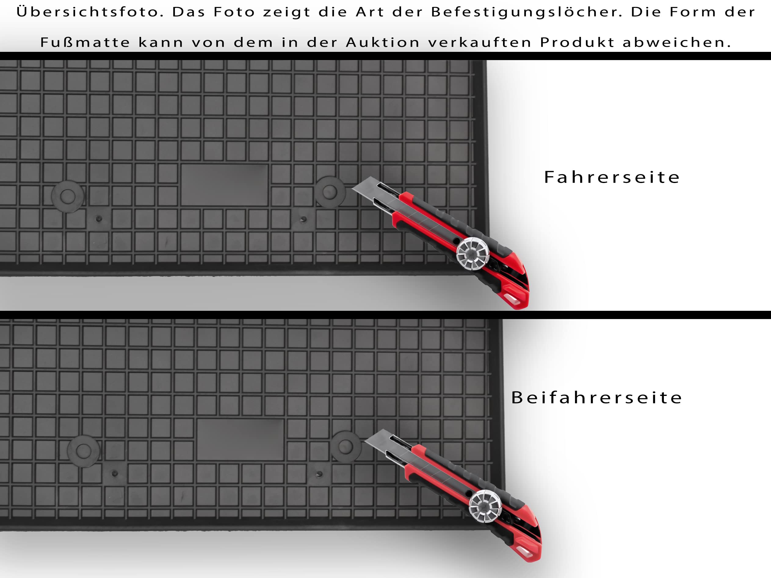Kofferraumwanne und Gummifußmatten RIGUM geeignet für Opel Astra K Sports Tourer Kombi 2015-2021 Perfekt angepasst + Magic Eraser