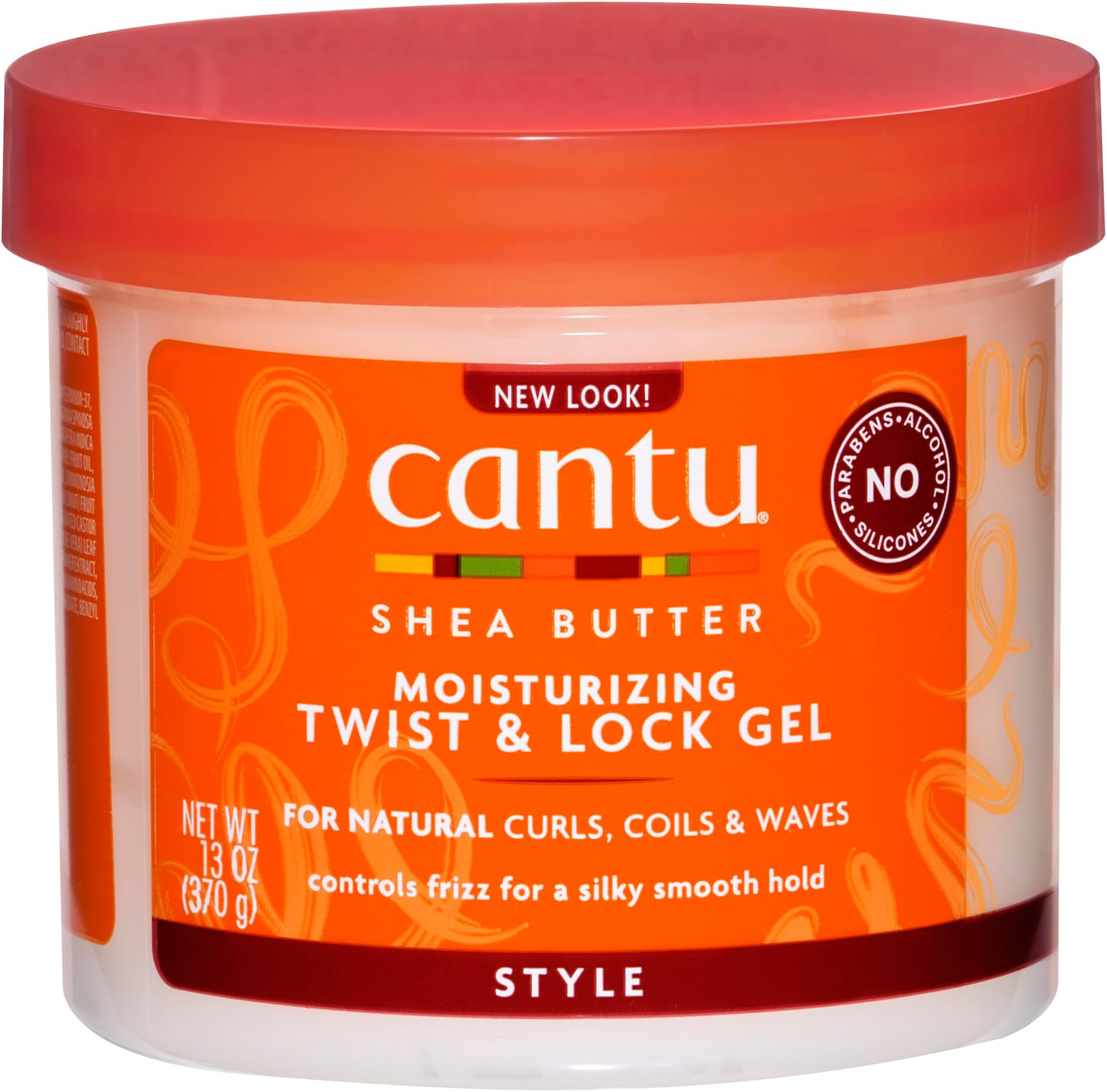 Shea Butter For Natural Hair Moisturizing Twist & Lock Gel, 13 Ounce (Pack of 1) (07005-12/3EU)
