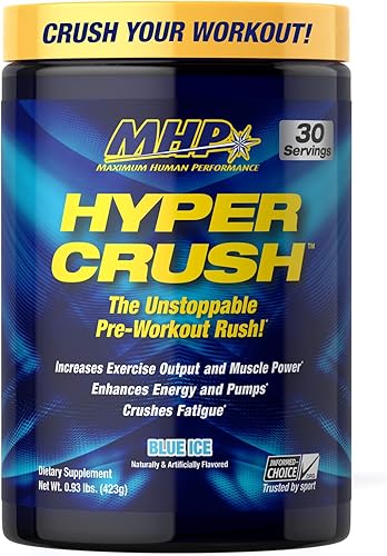 Miniatura 3 de Maximum Human Performance Hyper Crush - Polvo de preentrenamiento, aumenta la energía, bombas musculares, potencia, combate la fatiga, creatina,