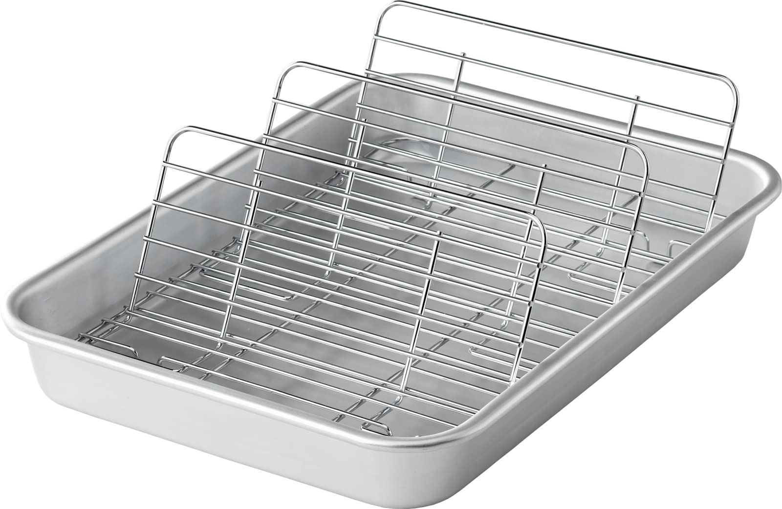 Taniguchi Metal Deep Tempura Bat with Standing Net, M, Made in Japan, M Size