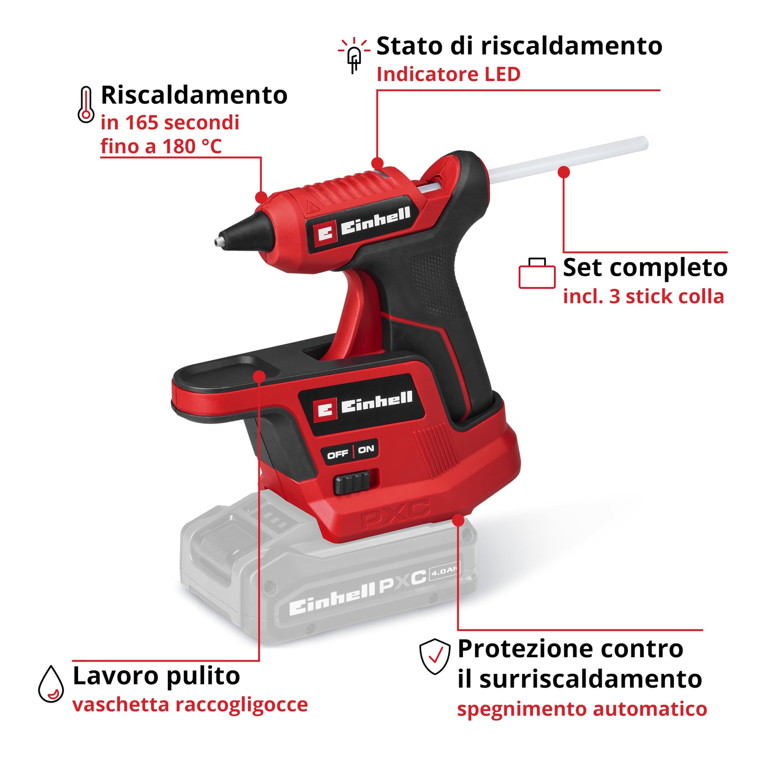 Einhell Riscaldatore da bagno BH 2000/1 | 2000 W | Termostato | Protezione dal surriscaldamento