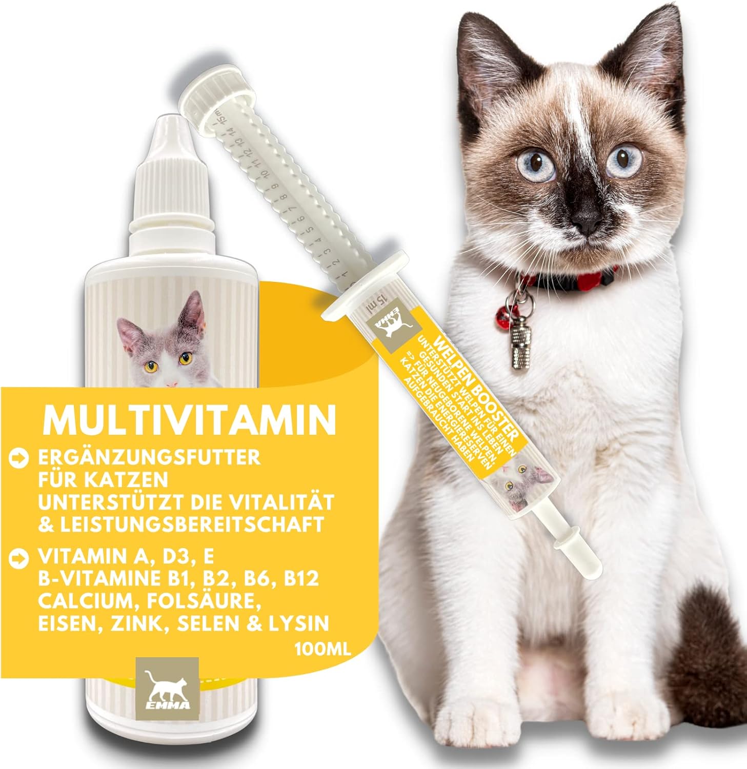EMMA® Multi Vitamine B Complex for cats, vitamin B1, B2, B6, B12