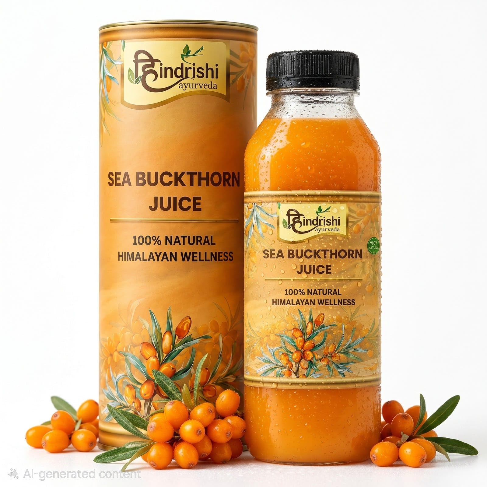 Sea Buckthorn Juice 100% Natural | Himalayan Sourced, Rich in Antioxidants, Lab-Tested Purity, Supports Skin & Digestion, No Artificial Additives-image-12