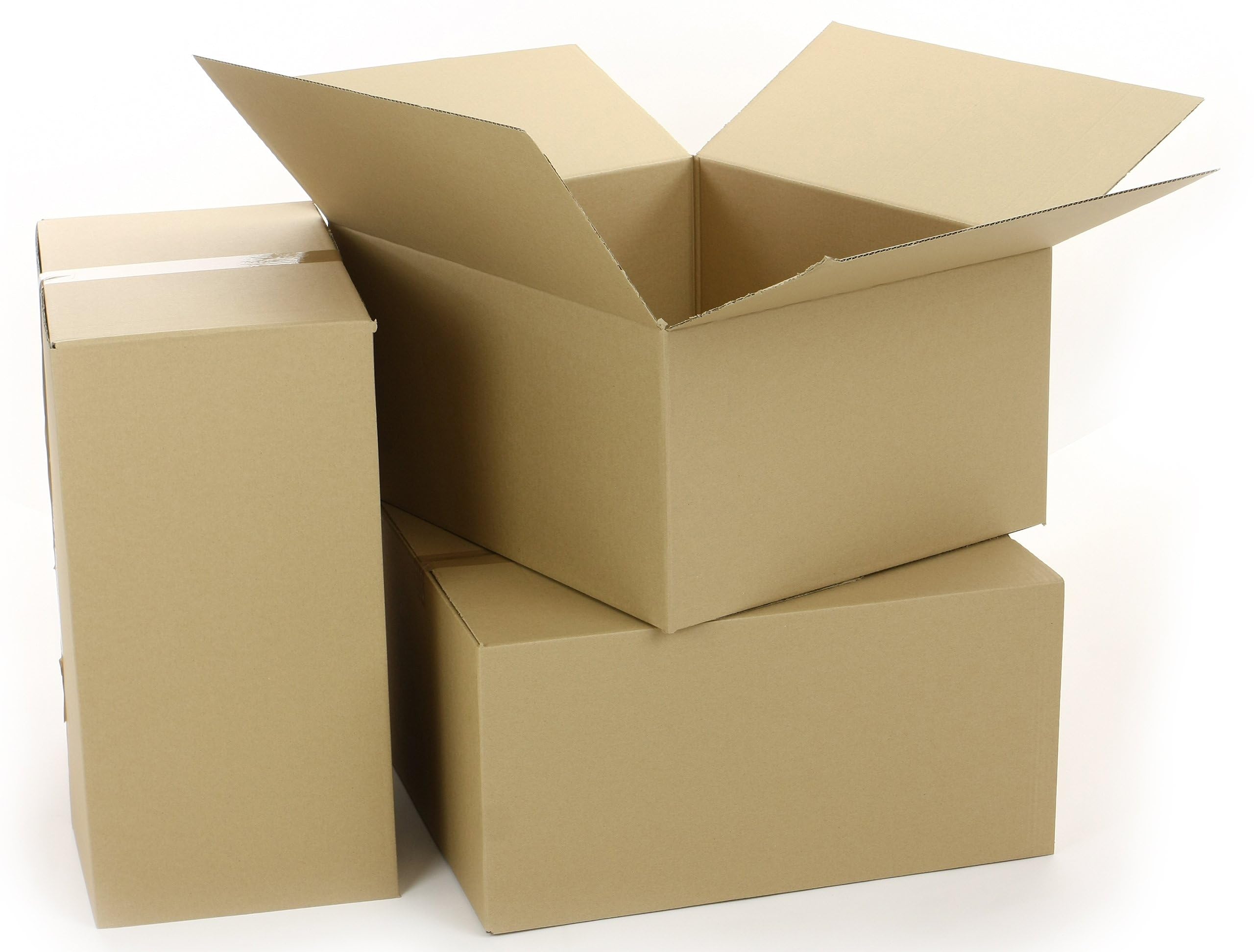 50 Stück Faltkarton 600x300x300 mm Innenmaß Versandkarton E-commerce Karton 1-Wellig 400G Braun Kartonage Verpackung Postkarton Versandschachtel Paket Päckchen