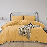 Vista 23 de Elegant Comfort Juego de funda de edredón de lujo de 3 piezas, colección de hotel de microfibra de alta calidad de hotel de 1500 hilos, funda